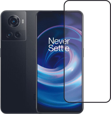 NIMMIKA ENTERPRISES Edge To Edge Tempered Glass for Oneplus 10R 5G D+ Tempered Glass(Pack of 1)