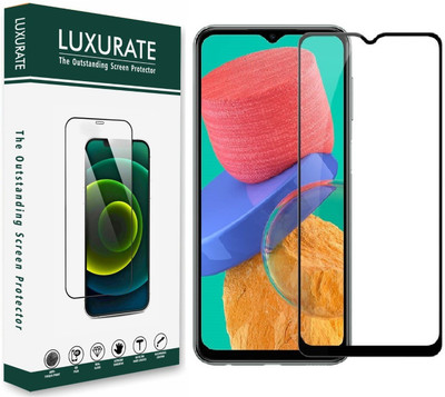 LUXURATE Edge To Edge Tempered Glass for Motorola E13(Pack of 1)