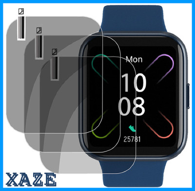 XAZE Screen Guard for boAt Wave Connect Smartwatch(Pack of 3)