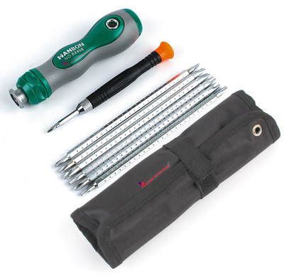 MALFAH ENTERPRISES HANBON 62408 SCREWDRIVER MULTI PURPOSE 8IN1 H6.35X160MM 8PCS SET Combination Screwdriver Set(Pack of 8)