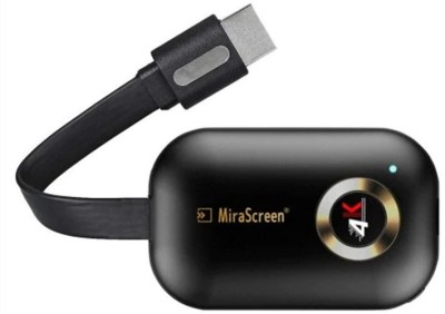microware Mira-screen G9 Plus 2.4G/5G 4K Miracast Wifi for DLNA AirPlay HD TV Stick Media Streaming Device(Black)