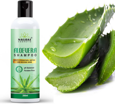nagbai Aloe vera Shampoo helps strengthen, soften and restore shine 200ml(200 ml)