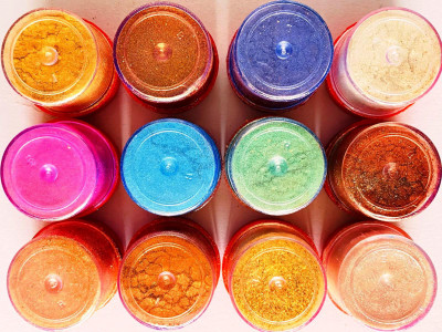 Mahir Glitter Multicolor Shining Eyeshadow Shimmer Glitter Powder 12 Pcs 36 gm (Multicolor)(Multi colour)