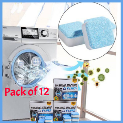 VASHANT Washing Machine Cleaner Tablets for Front and Top Load Washers (pack of 12)(240 g)