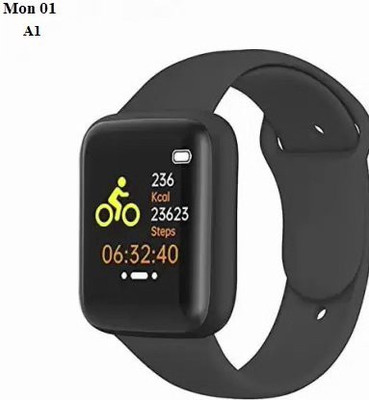 Bymaya NU54/ - y68 PRO MAX MULTI FACES HEART RATE TRACKER SMART WATCH (PACK OF 1) Smartwatch(Black Strap, free)