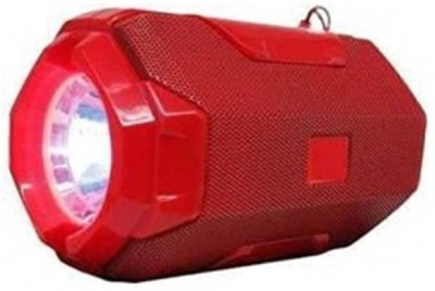 DHAN GRD A&O 106-flashlight Speakers/Bluetooth Speaker and Torch (RED) 5 W Bluetooth Speaker(Red, Stereo Channel)