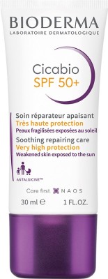 BIODERMA Sunscreen - SPF 50+ Cicabio SPF50+ Repairing Cream(30 ml)