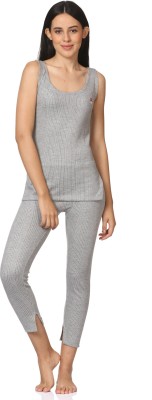 ALFA Quilted Premium Winter Wear Cut Sleeves Women Top - Pyjama Set Thermal