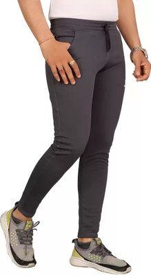 Amisha Creation Solid Men Grey Track Pants
