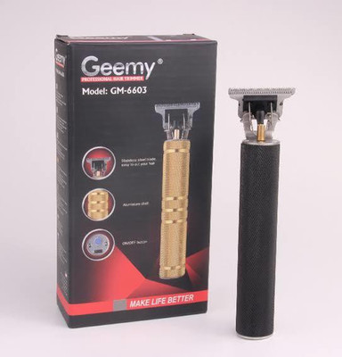 Geemy GM-6603 Trimmer 45 min  Runtime 3 Length Settings(Multicolor)
