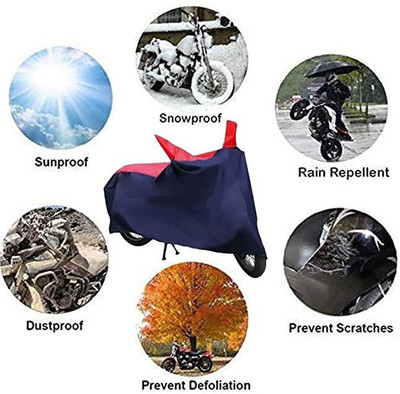 HWSXQAE Waterproof Two Wheeler Cover for Yamaha(R15S BS6, Red, Blue)