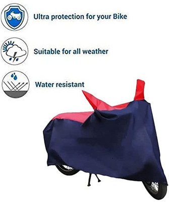 WMIZEXA Waterproof Two Wheeler Cover for Yamaha(FZ FI BS6, Red, Blue)