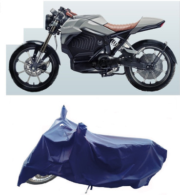 Wegather Two Wheeler Cover for Revolt(RV Cafe Racer, Blue)