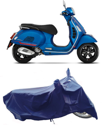 Wegather Two Wheeler Cover for Vespa(GTS Super 300 BS6, Blue)