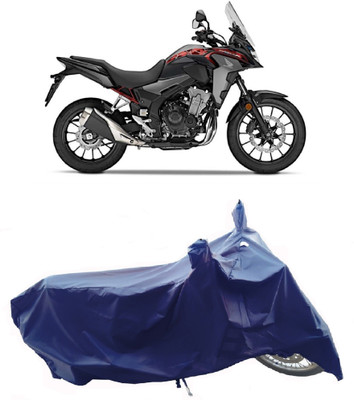 Wegather Two Wheeler Cover for Honda(CB 500, Blue)