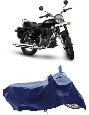 Wegather Two Wheeler Cover for Royal Enfield(Bullet 350 New, Blue)