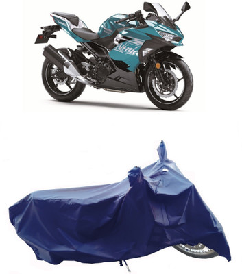 Wegather Two Wheeler Cover for Kawasaki(Ninja 400 BS6, Blue)