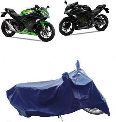 Wegather Two Wheeler Cover for Kawasaki(Ninja 300 BS6, Blue)