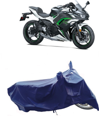 Wegather Two Wheeler Cover for Kawasaki(Ninja 650 BS6, Blue)