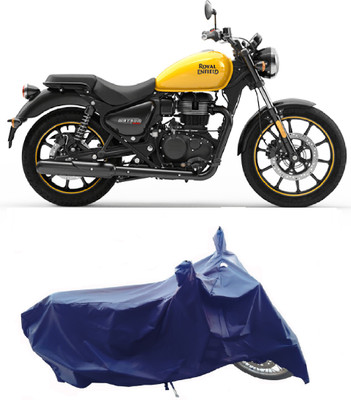 Wegather Two Wheeler Cover for Royal Enfield(Meteor, Blue)