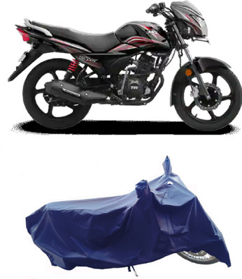 Wegather Two Wheeler Cover for TVS(Victor BS6, Blue)