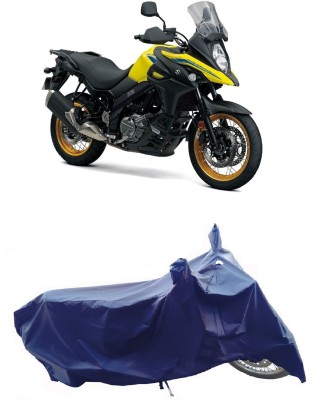 Wegather Two Wheeler Cover for Suzuki(V Strom 650, Blue)