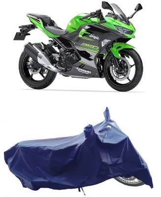 Wegather Two Wheeler Cover for Kawasaki(Ninja 250, Blue)