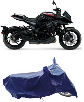 Wegather Two Wheeler Cover for Suzuki(Katana BS6, Blue)