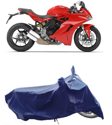 Wegather Two Wheeler Cover for Ducati(SuperSport, Blue)