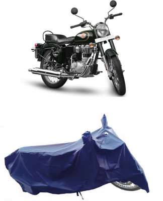 Wegather Two Wheeler Cover for Royal Enfield(Standardv BS6, Blue)