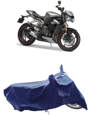 Wegather Two Wheeler Cover for Triumph(Street Triple RS BS6, Blue)