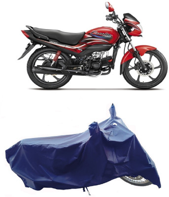 Wegather Two Wheeler Cover for Hero(Passion Pro i3S, Blue)