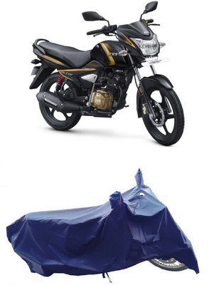 Wegather Two Wheeler Cover for TVS(Victor Premium BS6, Blue)