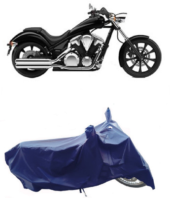 Wegather Two Wheeler Cover for Honda(VT 1300CX, Blue)