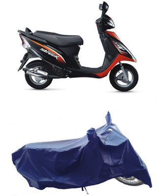 Wegather Two Wheeler Cover for TVS(Scooty Streak, Blue)