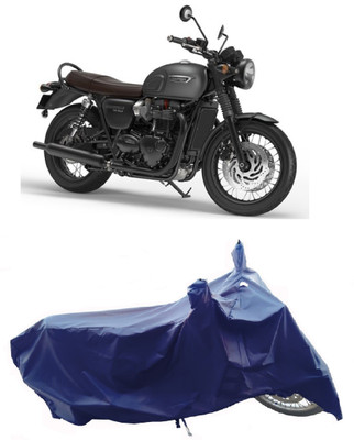 Wegather Two Wheeler Cover for Triumph(Bonneville T120 Black BS6, Blue)