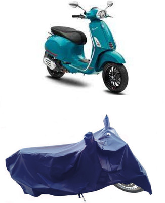 Wegather Two Wheeler Cover for Piaggio(Vespa, Blue)