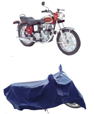Wegather Two Wheeler Cover for Royal Enfield(Machismo 500, Blue)