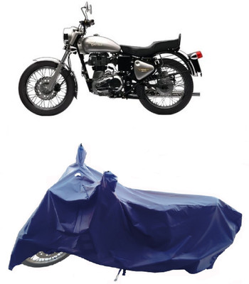Wegather Two Wheeler Cover for Royal Enfield(Bullet Electra Twinspark, Blue)