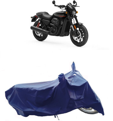 Wegather Two Wheeler Cover for Harley Davidson(Street Rod, Blue)