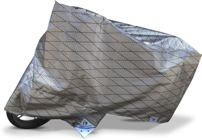 TUFFPAULIN Waterproof Two Wheeler Cover for Universal For Bike(Silver)