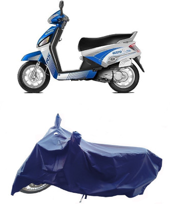 Wegather Two Wheeler Cover for Mahindra(Gusto Electric BS6, Blue)