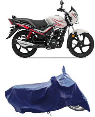 Wegather Two Wheeler Cover for TVS(Star City Plus BS6, Blue)
