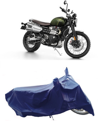 Wegather Two Wheeler Cover for Triumph(Scrambler 1200 BS6, Blue)