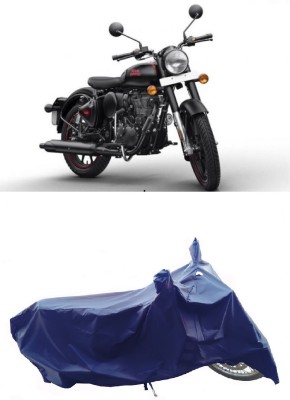 Wegather Two Wheeler Cover for Royal Enfield(Bullet 350, Blue)