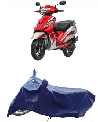 Wegather Two Wheeler Cover for TVS(Wego, Blue)