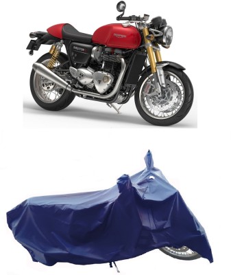 Wegather Two Wheeler Cover for Triumph(Thruxton 1200 R, Blue)