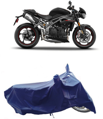 Wegather Two Wheeler Cover for Triumph(Speed Triple BS6, Blue)