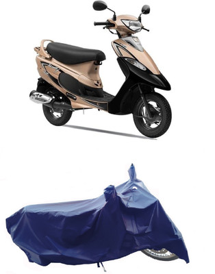 Wegather Two Wheeler Cover for TVS(Scooty Pep+, Blue)