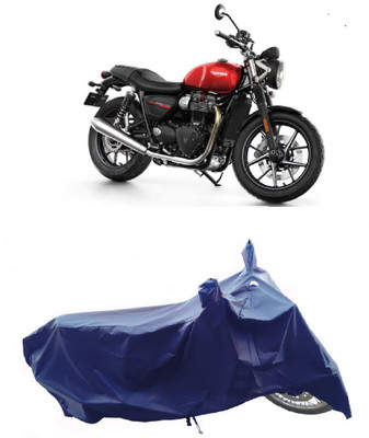 Wegather Two Wheeler Cover for Triumph(Street Twin BS6, Blue)